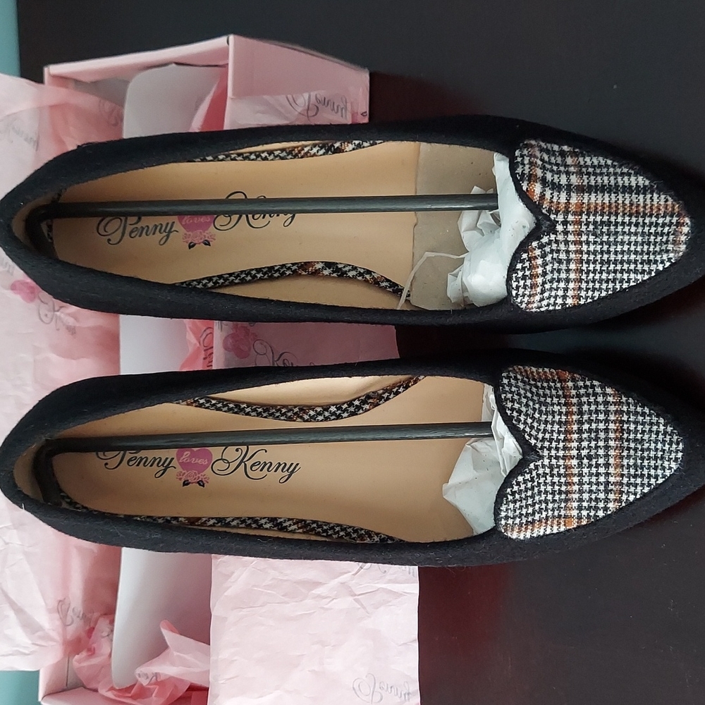 Penny lovers flats 10 Wide Black